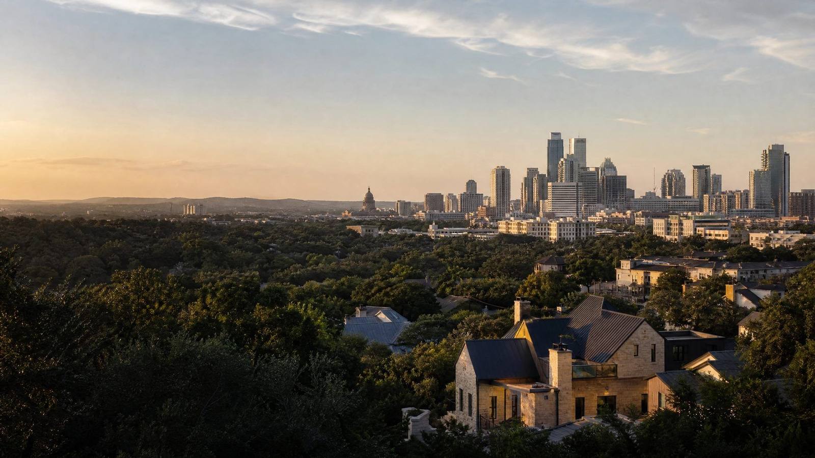 Austin metro residential street